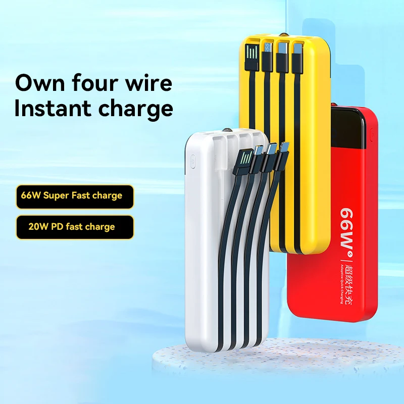 Xiaomi 100000mAh Power Bank 66W Super Fast Charging Battery High Capacity Digital Display Power Bank For Iphone Samsung Huawei