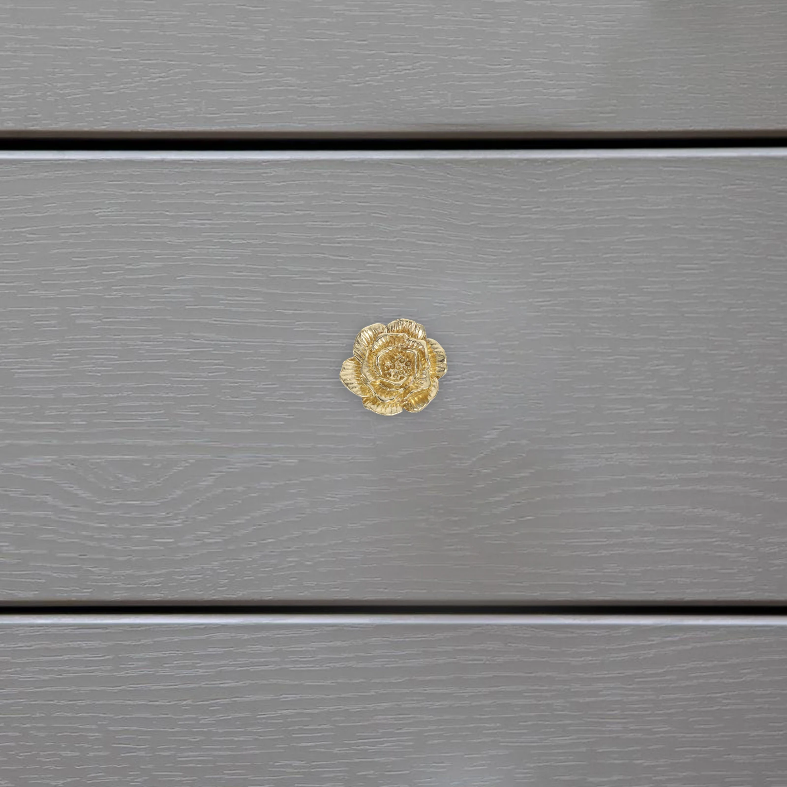 

Rose Flower Cabinet Knobs Vintage Chinese Style Drawer Pulls Gold Handles For Furniture Durable Dresser Pulls Rose