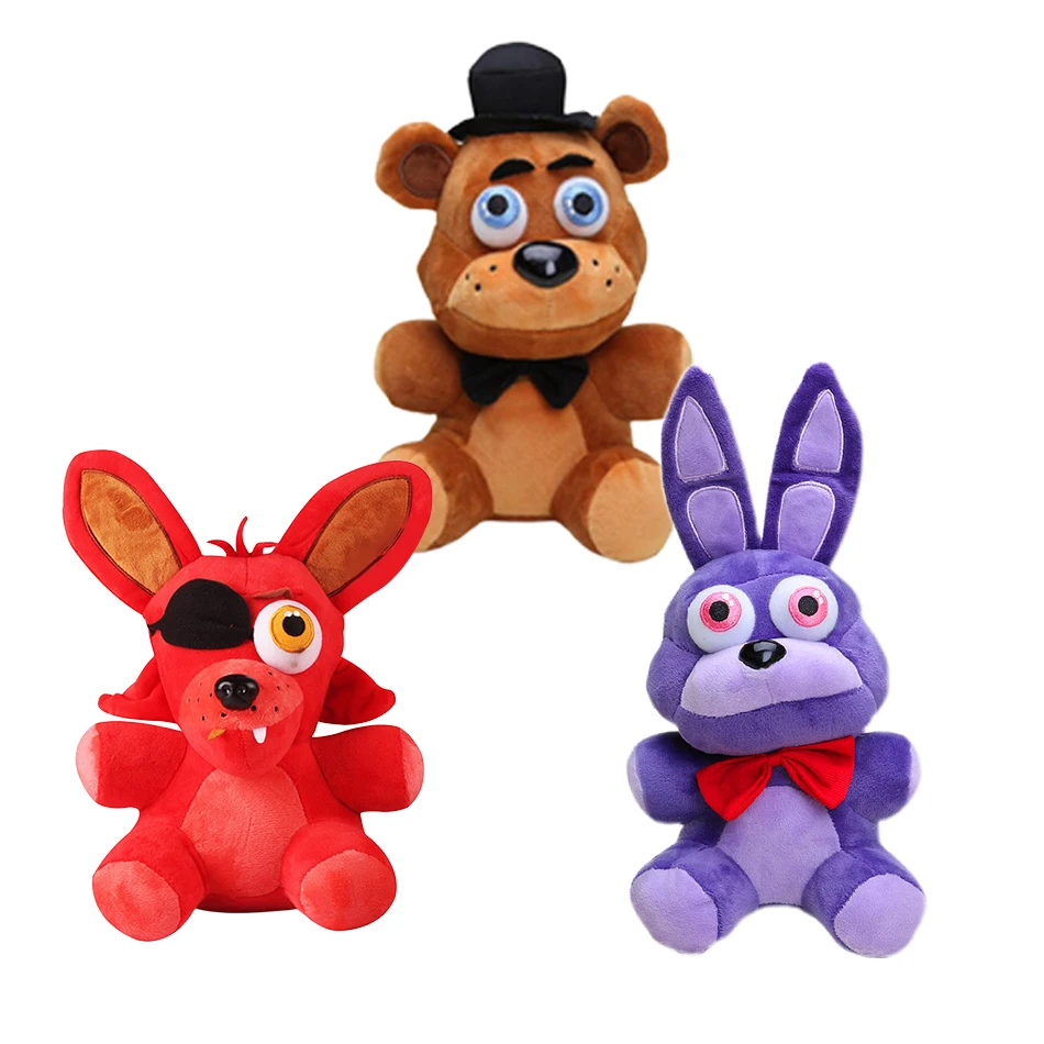 حار FNAF ألعاب من القطيفة Kawaii فريدي الحيوان ماكر بوني الدب مضلع محشوة ألعاب من القطيفة في المخزون أفخم ​ هدية عيد ميلاد للأطفال