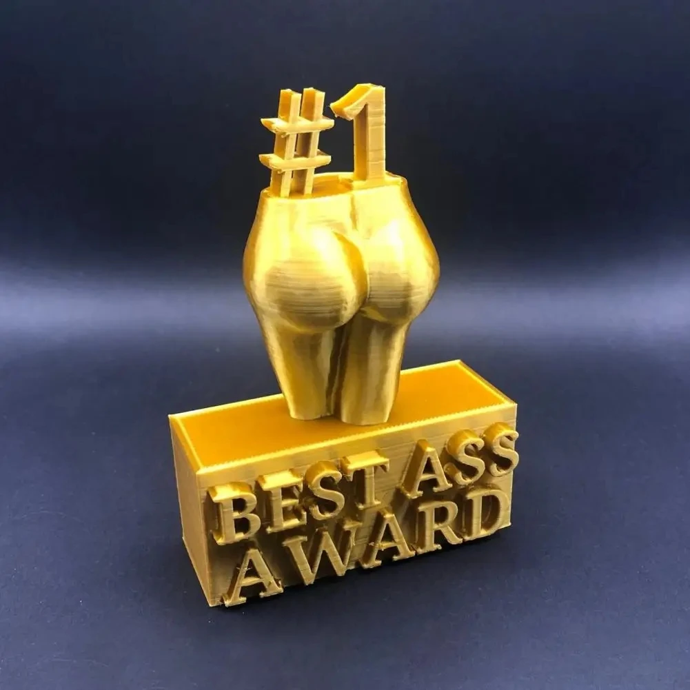 Trophy Unique Hilarious Home Party Decor Golden Trophy Statue for Ass Boobs Awards Resin Ornament for Office or Desktop