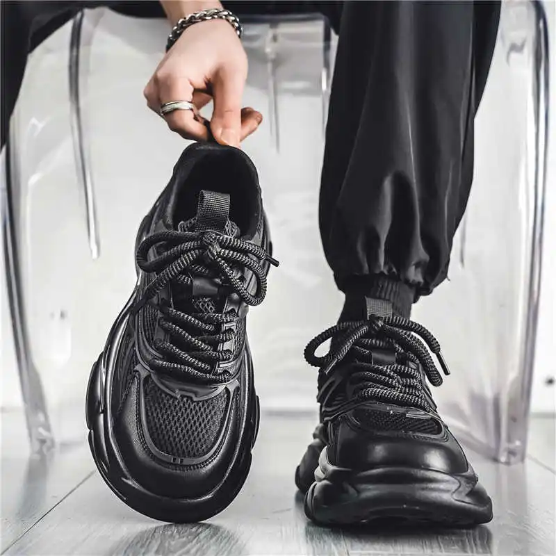 

Молодостойкие молодежные кроссовки Parkside, черные спортивные мужские туфли для гольфа, оригинальная мужская удобная обувь для тенниса Life What's