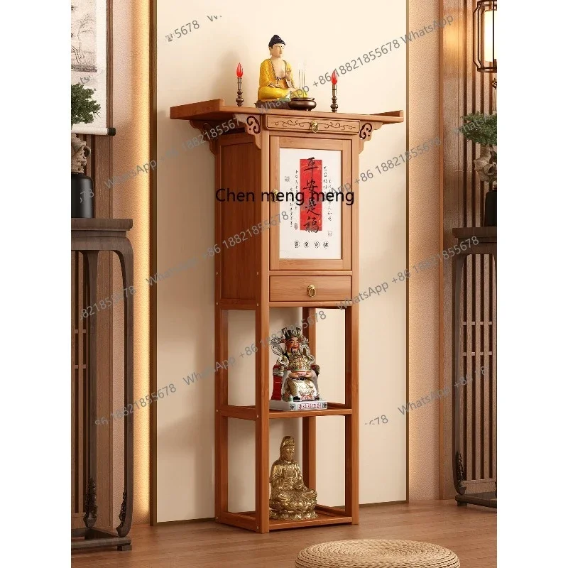 

Buddhist platform household incense table on the living room New Chinese shrine God of Wealth incense table