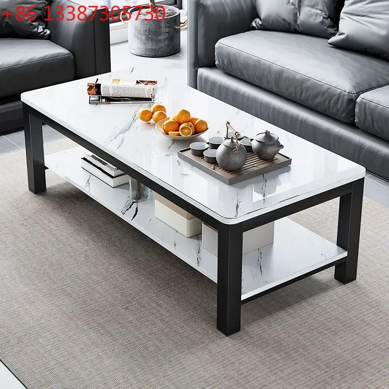 

Журнальный столик для гостиной в стиле модерн, из закаленного стекла, в итальянском стиле, простой и элегантный.