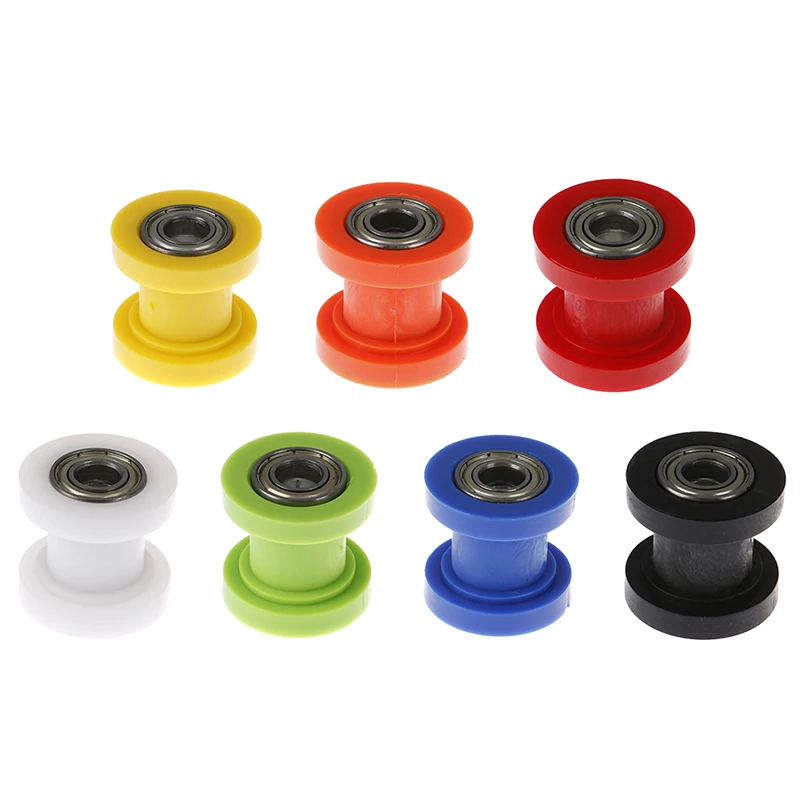 

10mm Chain Roller Slider Tensioner Adjuster Pulley Wheel Guide Pit Dirt Bike