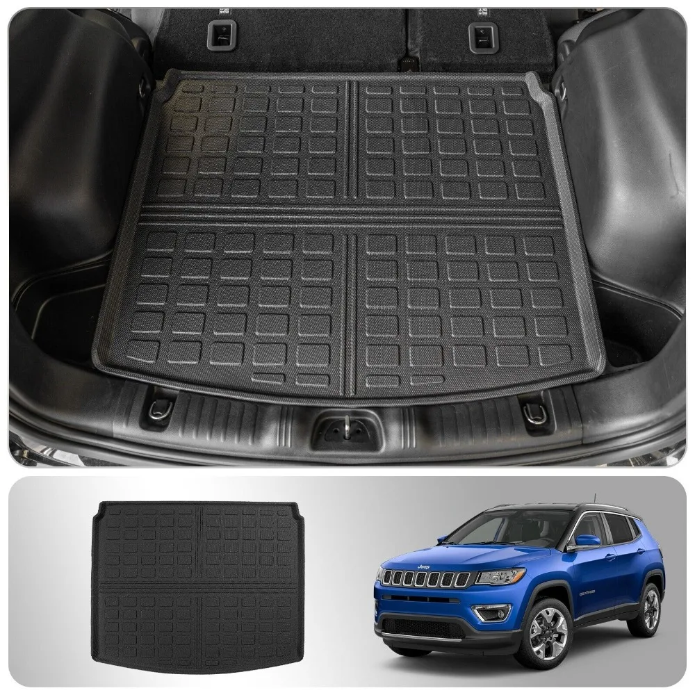 

Fit Jeep Compass 2017-2024 Trunk Mat Cargo Liner TPE All Weather Trunk Liner United States