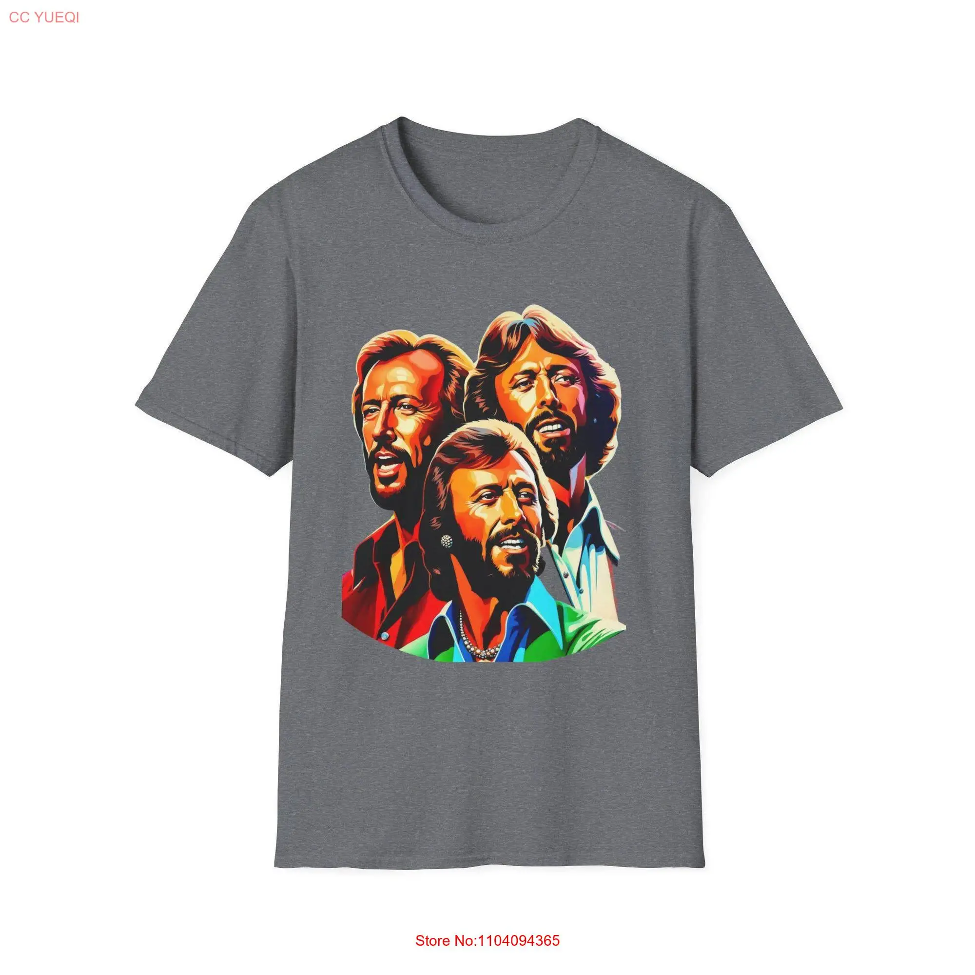 Bee Gees Softstyle T Shirt Music Band Vintage Retro Lover Disco Fan Iconic long or short sleeves