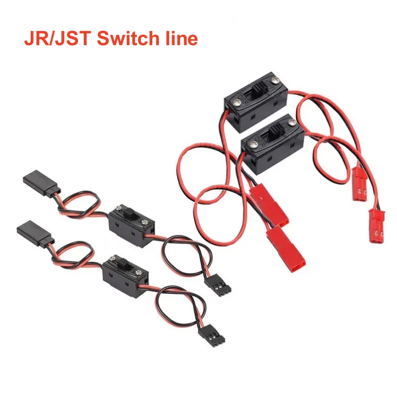 

Switch JR remote controlled aircraft JST RC model Receiver ESC Servos with wire Lipo battery drone servos switch line