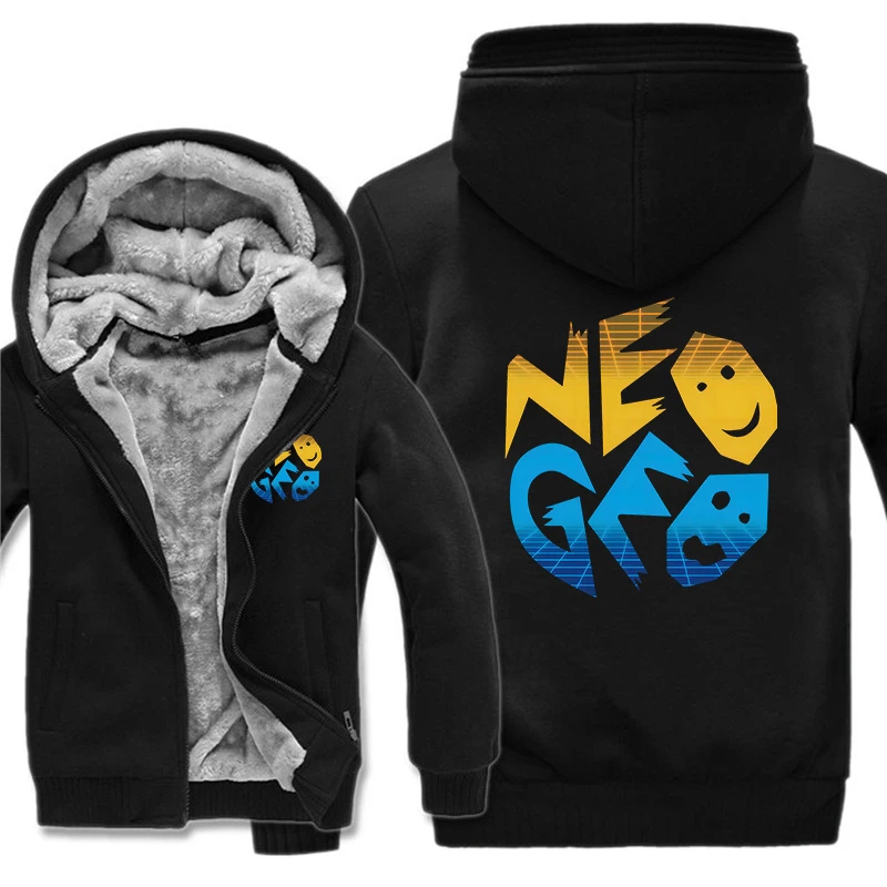 Neo Geo Hoodies Men Streetwear Coat Wool Liner Jacket Neo Geo Pro Gear Spec Sweatshirts Warm Man Hoody