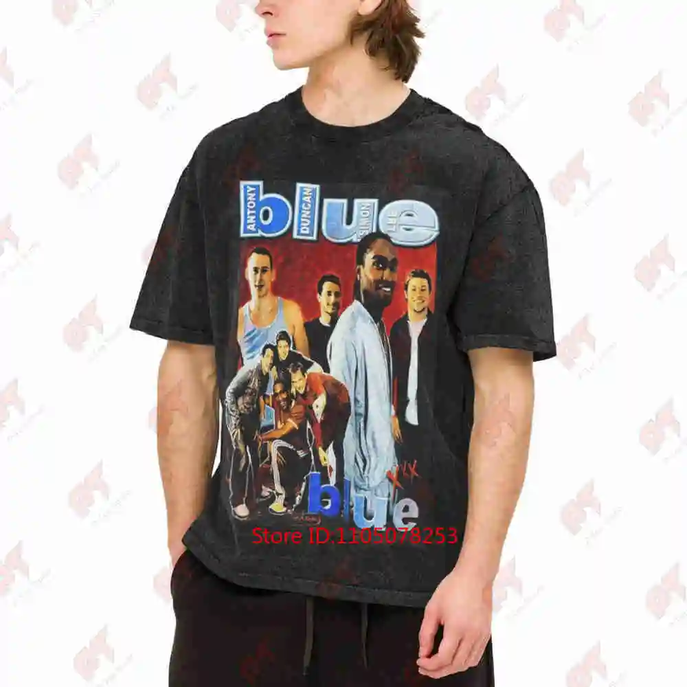 Blue Band 2000s Vintage Washed Tee Pure Cotton T-Shirt