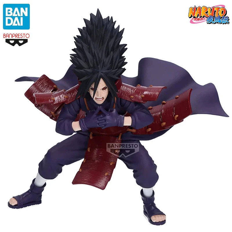 Banpresto VIBRATION STARS Naruto Shippuden Uchiha Madara Soul Transfer Technique Ver. PVC Anime Action Figures Model Toy