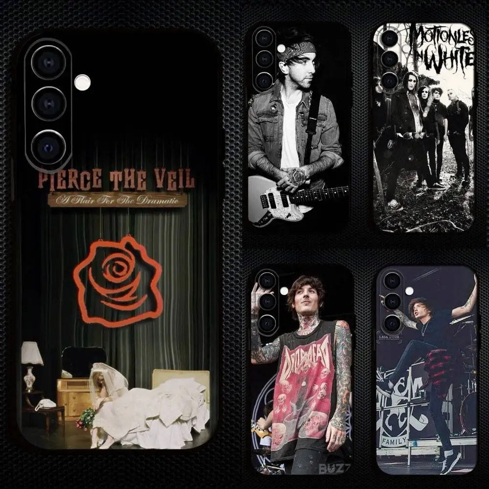 

Чехол для телефона P-Pierce T-The V-Veil Band для Samsung Galaxy A73, A72, A71, A70, A53, A52, A51, другие мягкие черные чехлы