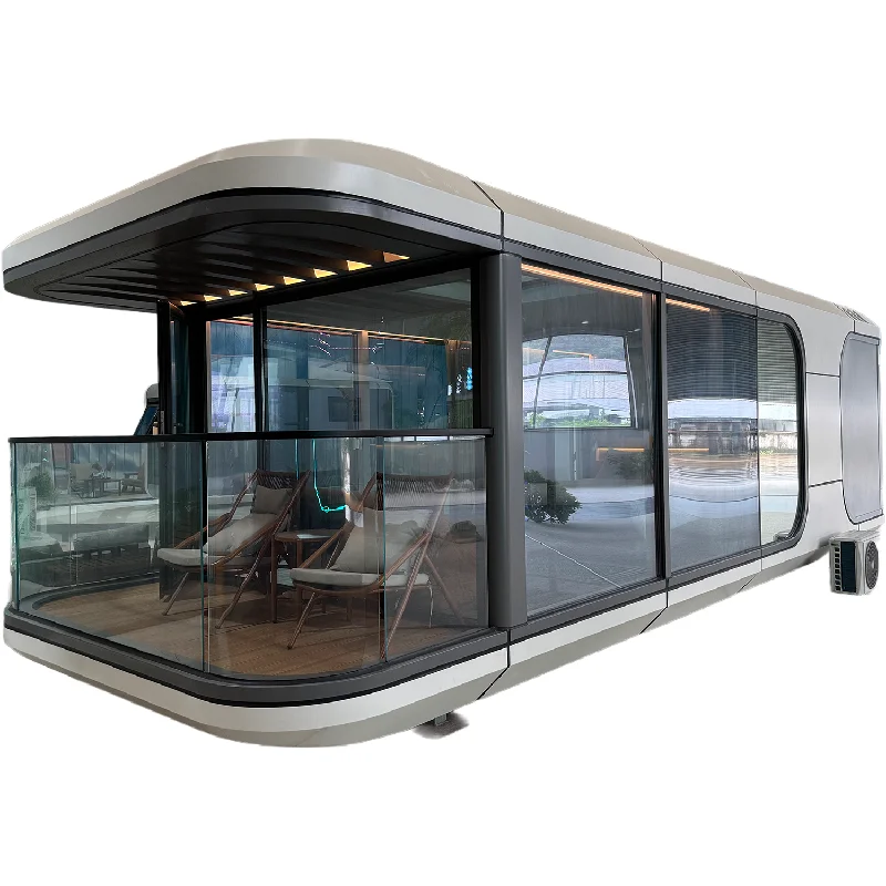 Luxury Custom Small Space Mobile House, High-end Container for Outdoor Villa, AliExpress Best Selling