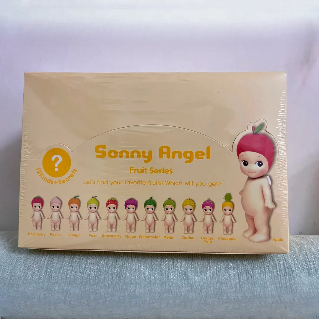 Scatola misteriosa di seconda generazione della serie Sonny Angel Fruit; Mini modello di decorazione per il desktop della bambola anime carina raccogliere il regalo dei bambini giocattolo