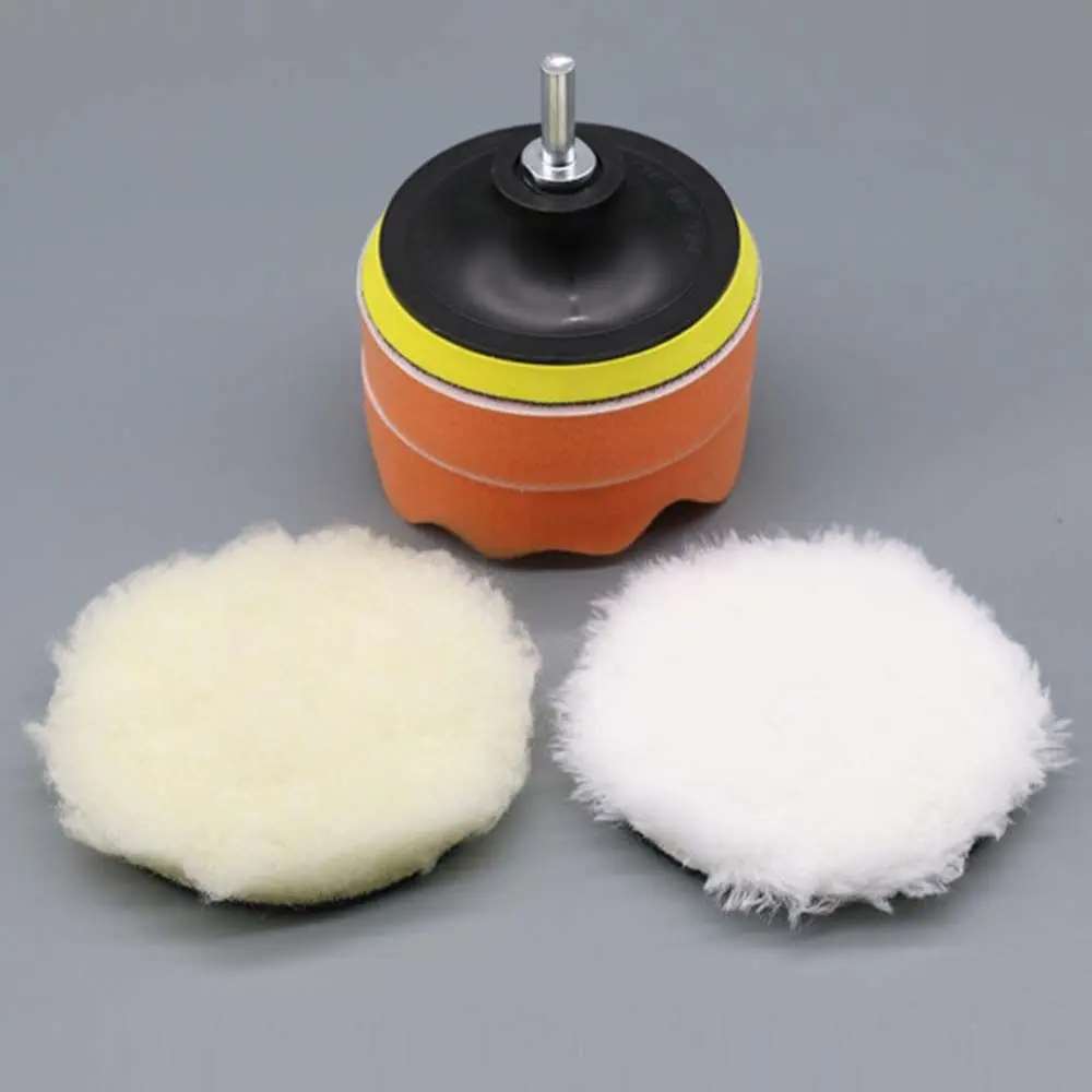 Car Polisher Self-Adhesive Electric Drill Connecting Rod Waxing Sponge Wax Collecting Tray Car Polishing Disc Wool Wheel