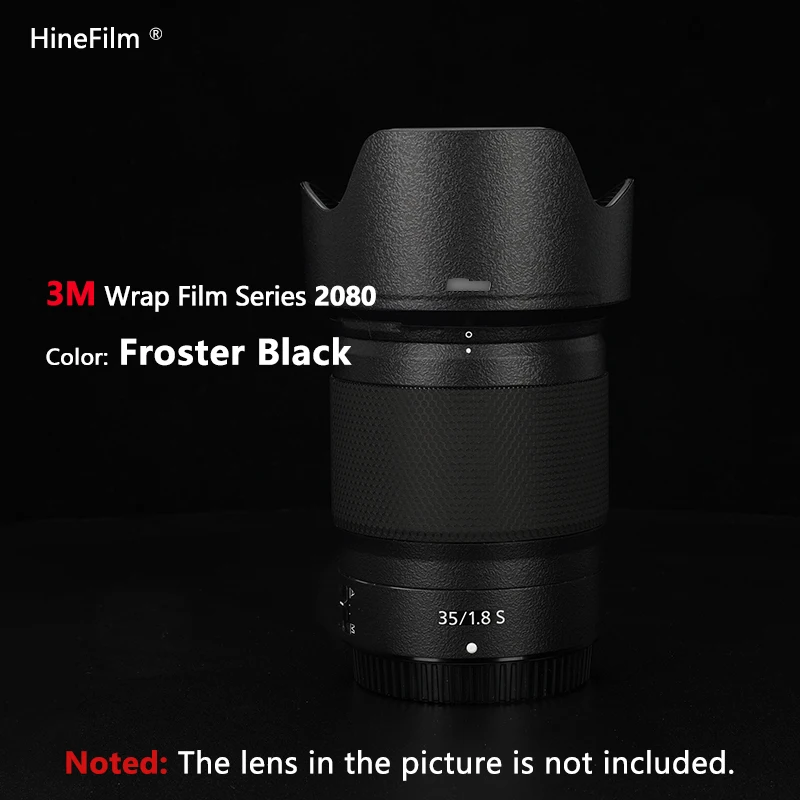 Calcomanía de vinilo para lente Z 35 1,8 S/35-1,8, cubierta de revestimiento para Nikkon Nikkor Z 35mm F/1,8 S, pegatina Premium de lente