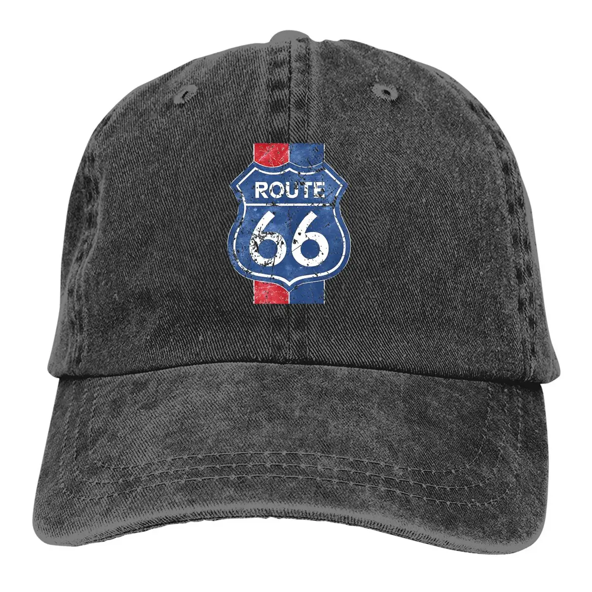 Historic Road Baseball Caps Peaked Cap Route 66 Sun Shade Hats for Men Women