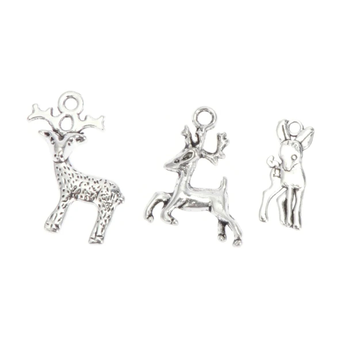 

50Pcs Alloy Pendant Charms Christmas Theme DIY Jewelry Making Accessories Necklace Bracelet Keychain Charm Pendants