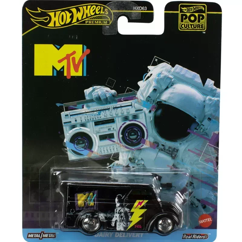 Original Hot Wheels Premium Pop Culture Entertainment Car Nissan Gtr Packin Pacer Van Tourismo Toys for Boys 1/64 Daily Delivery