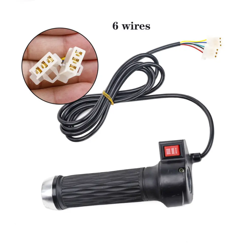 Universal Ebike Speed Control Throttle Grip Three Speed Shift Reverse Function For Electric Bike Modified Parts Gear