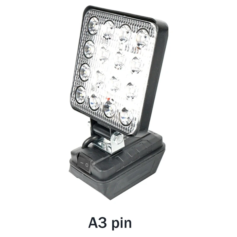 LED trabalho luz para site, trabalho luz, 18V bateria, 4 em