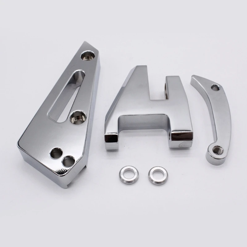 Polished Aluminum Alternator Bracket Water Lwp Bracket Set for SBC 350 PCE232.1002 HZ6405C Auto Car Accessories