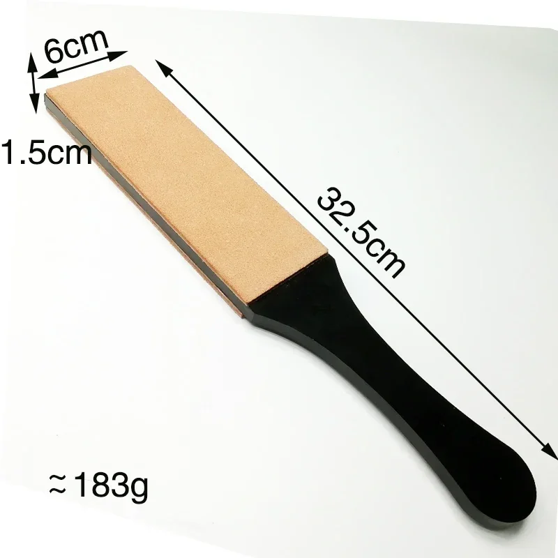 Natural Wax Leather Polishing Board and Paste and Double Sided Razor Polishing Tool Knife Sharpener Stone