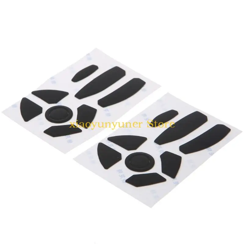 P9JB Mouse Skates Pads 2 Sets Rounded Curved Edges Mouse Feet Stickers Replacement Compatible for w/ for  Naga Ep ic Hex