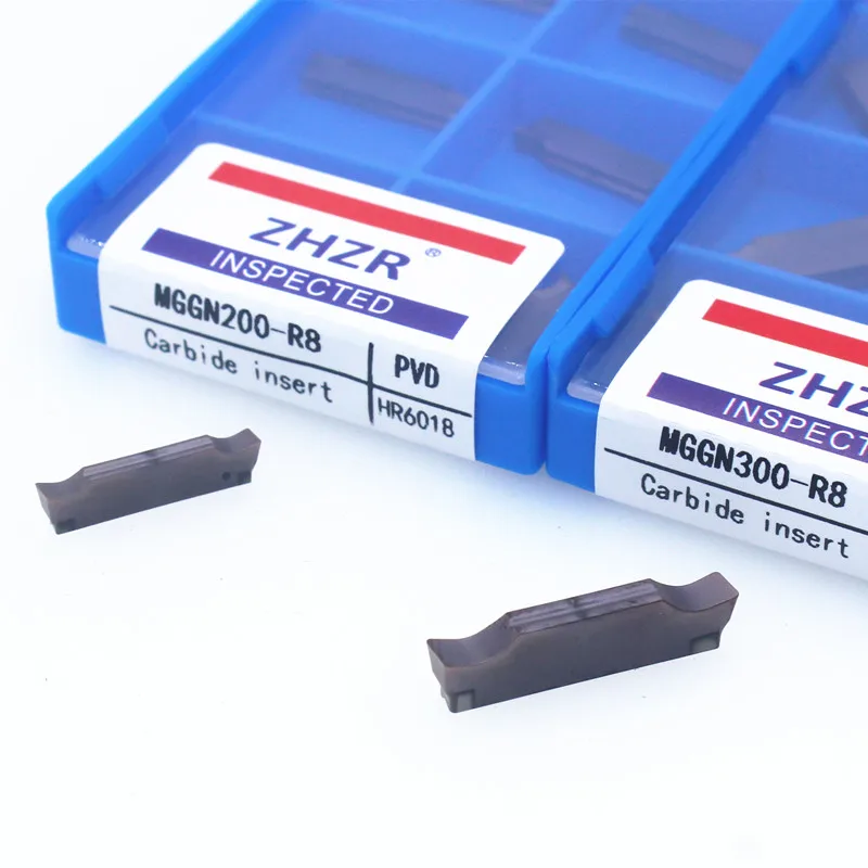 Free Shipping MGGN150 200 250 300 400 R/L8 HR6018 High-quality carbide slotted inserts for steel and stainless steel machining