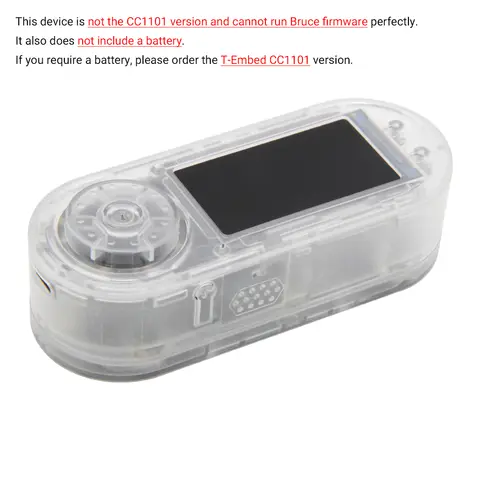 T-Embed Shell Kit ESP32-S3 16MB Flash 1.9inch ST7789V IPS TFT LCD Embedded System Development Boards and Kits No Battery
