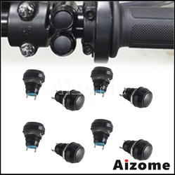 12mm Universal Motorcycle Handlebar Control Self-Locking Switch Button Replace Accessories For Harley Street Sportster Softail