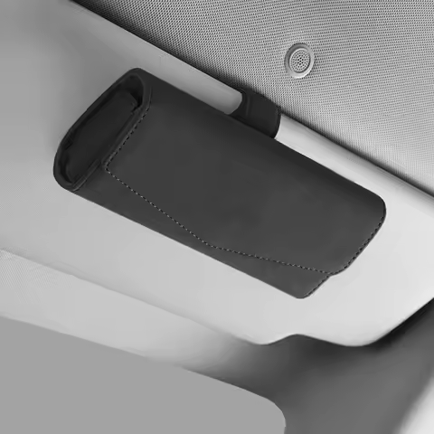 Car Glasses Box Portable Car Sunglasses Holder In The Car Driving Glasses Card Holder Eyeglass Case Sun Visor Car Lenses Holder
