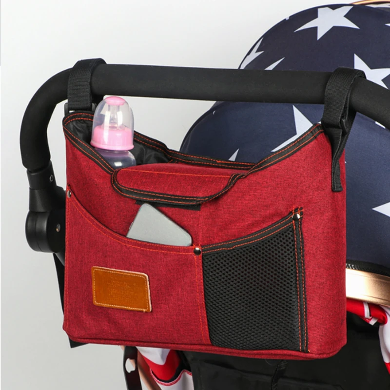 Borsa portaoggetti da appendere per passeggino una spalla mamma passeggino da appendere borsa da viaggio per mamma e bambino Organizer per borsa per passeggino