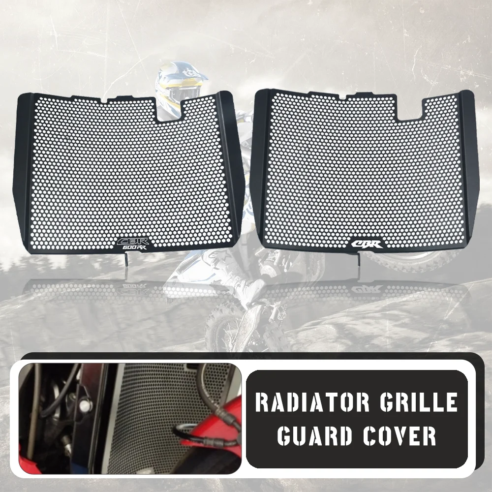 

Radiator Grille Guard Cover Protector For Honda CBR600RR CBR 600 RR 600RR 2007-2024 2022 2021 2020 2019 2018 2017 2016 CBR600 RR