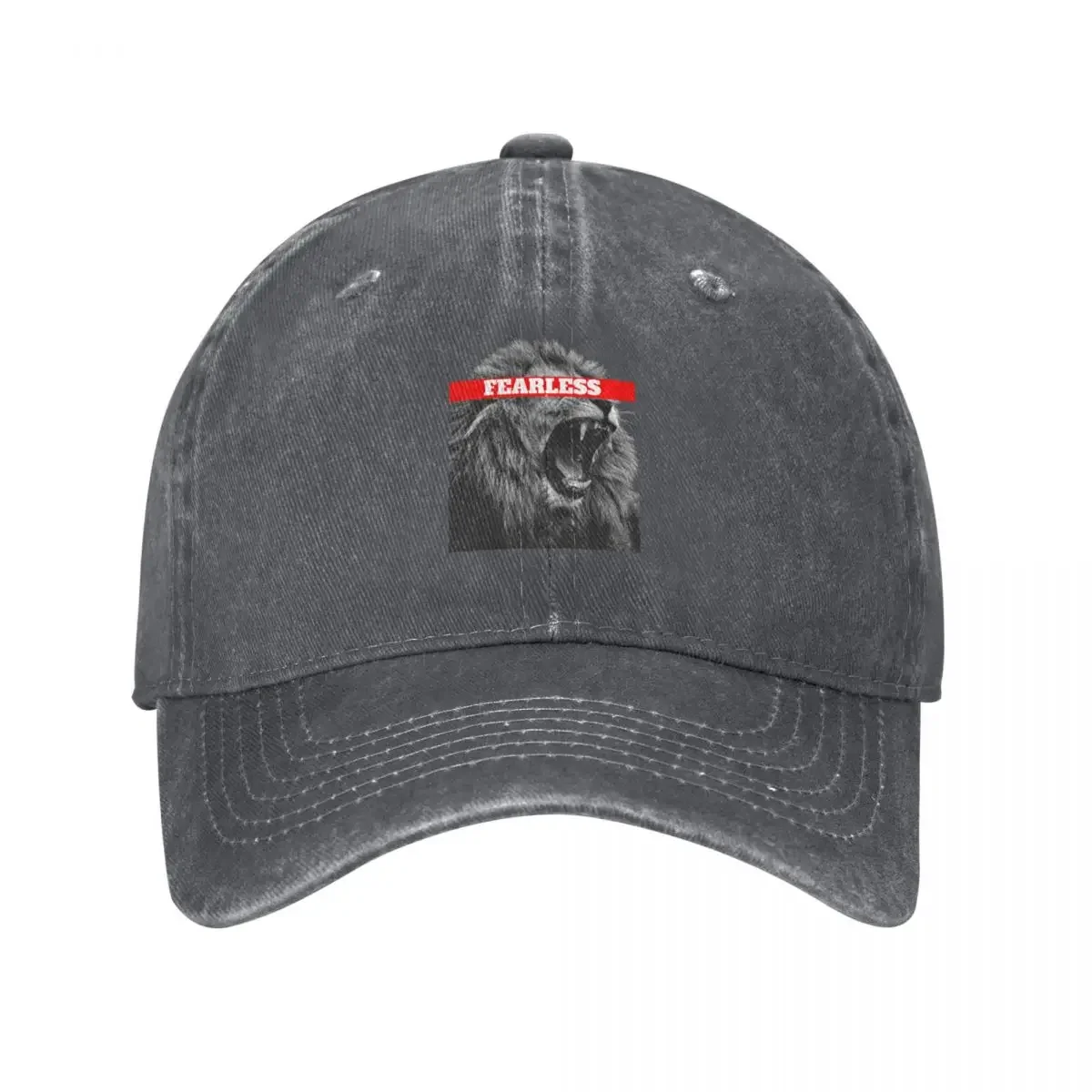 Casquette de baseball Fearless Lion, chapeau western, chapeau de marque de luxe, chapeau de fête noir, vêtements de golf pour hommes et femmes