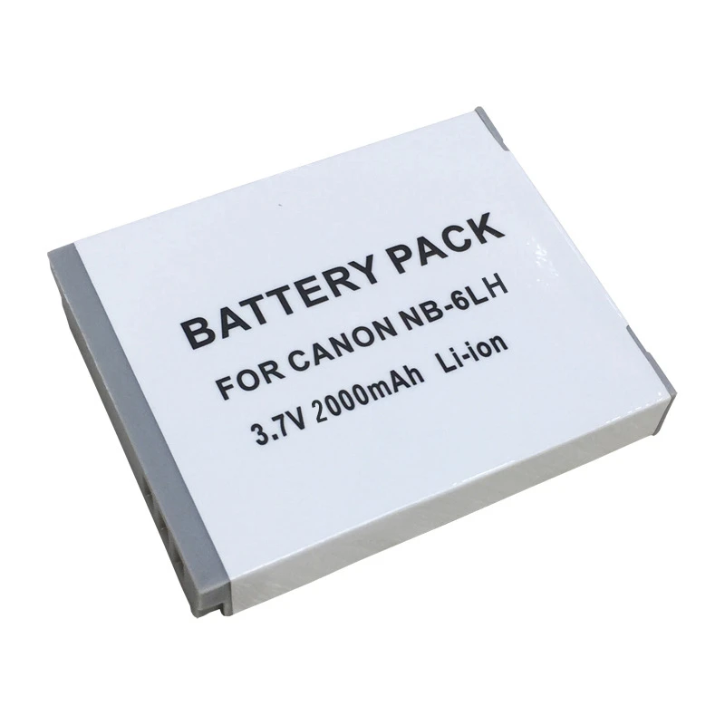 NB-6LH NB-6L 2000Mah Batterij Voor Canon En Oplader Powershot Sx700 Sx710 Sx700hs S120 S110 Sx170 Is S200 280hs S95 Sx530 Sx270hs