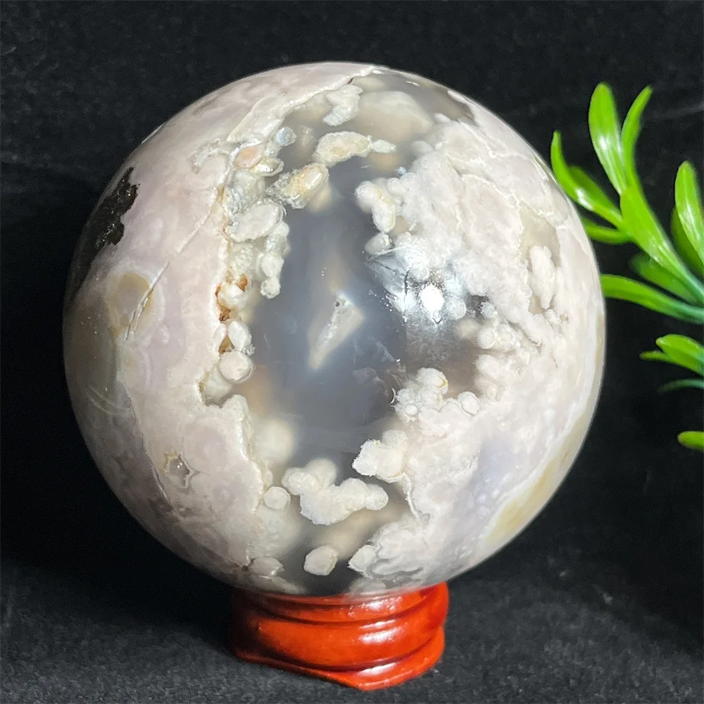 Cristallo naturale rosa ametista fiore agata sfera pietra pietra quarzo pietra preziosa minerale lucido decorazione gemma per la casa geode + supporto