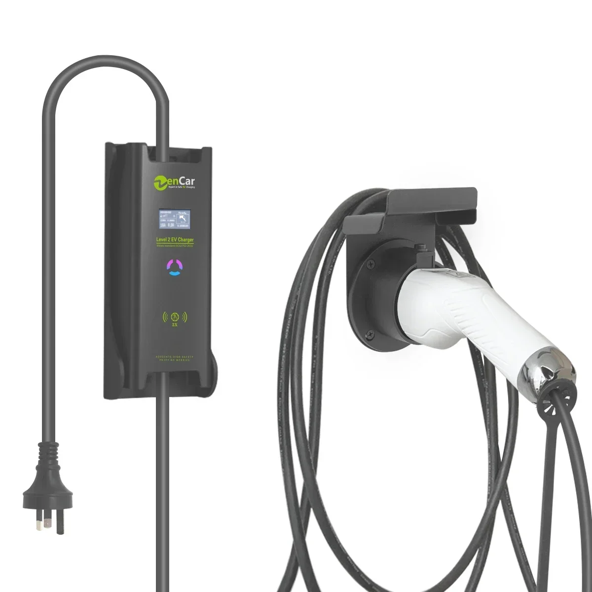 10A 15A AU/NZ Electric Car EV Plug Mode 2 Evse Charging Station Leaf Portable Type 2 IEC 62196 EV Charger Evse Charger