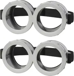2 Pcs Halloween Goggles Adult Kids 3D Goggles Glasses Costume Accessories Minion Cosplay Birthday Party Set Movie Funny Dress Up