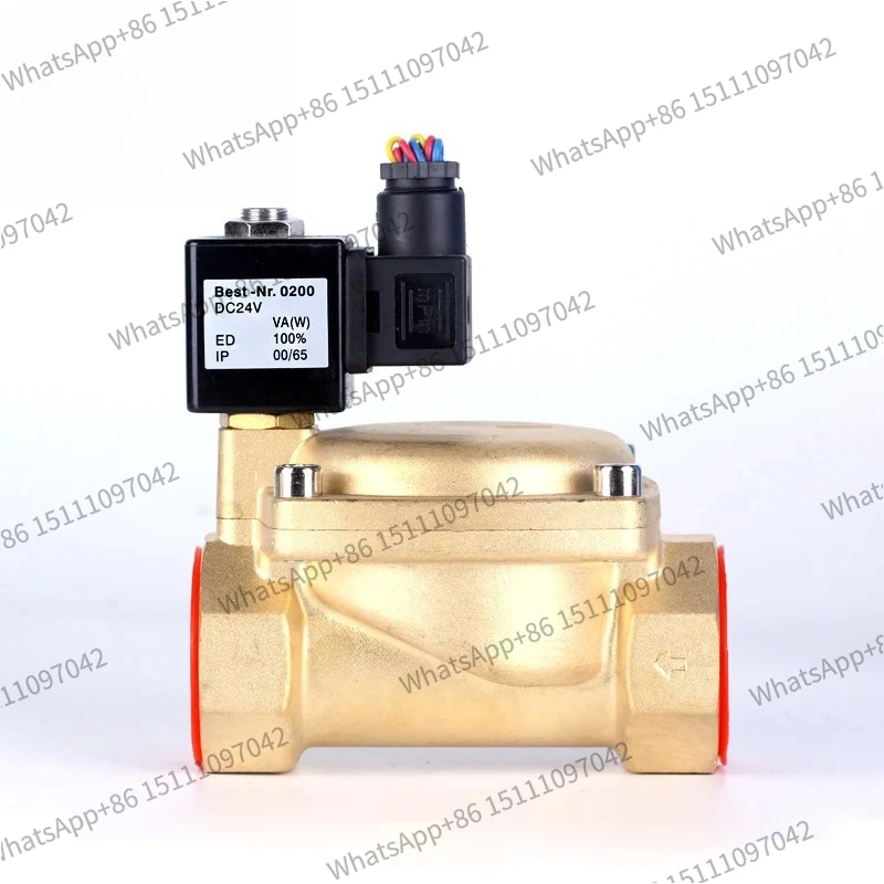 2 Way Normally Closed 2inch Electric Solenoid Valve Brass DN50 12v 24v 110v