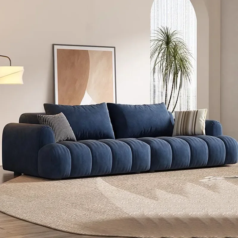 

Cushion Fancy Sofa Ottoman Comfortable Loveseat Floor Sofaset Sofa Modern Reading European Salon Meuble Furniture For Room