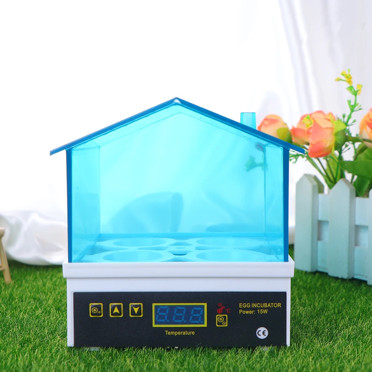 

4 Slots Incubator Eggs Poultry Hatcher Chick Hatching Home Use Chicken Hatchery