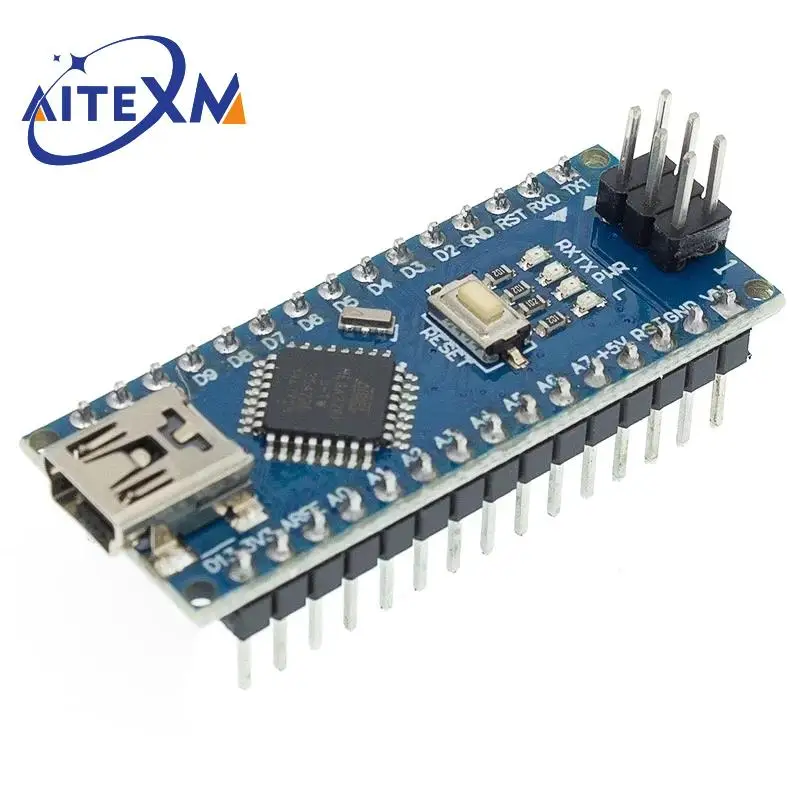 Controlador Nano Compatível com Bootloader para Arduino, USB 3.0, Mini, Tipo-C, Micro, Driver USB CH340, 16Mhz, ATMEGA328P