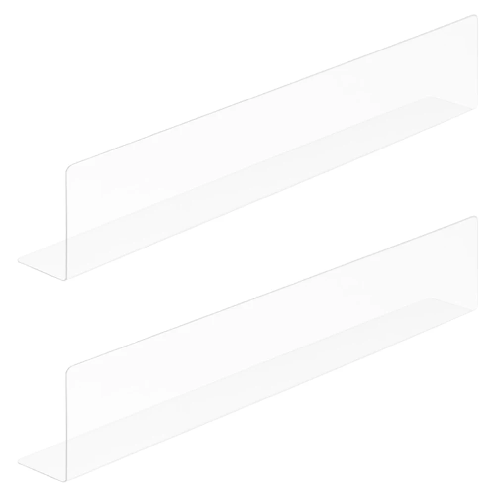 

2Pcs Clear Bathtub Splash Guard Easy Clean Waterproof Oil Resistant Bathtub Splash Guard