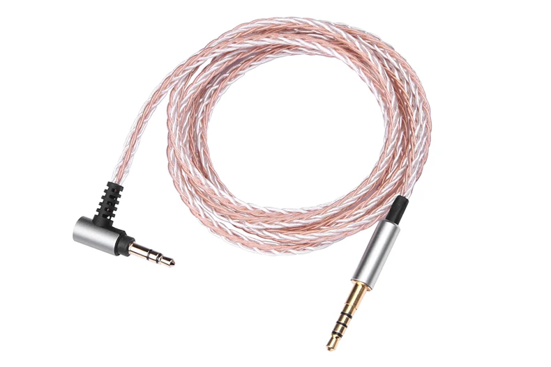 4FT 3.5mm 6-core braid OCC Audio Cable For Denon AH-MM400 MM300 MM200 headphones