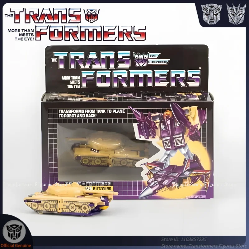 

Brand New in Stock Transformer 84 Big Movie Three-change Warrior G1-Blitzwing Figure Model Anime Action Deformation Robot Toys