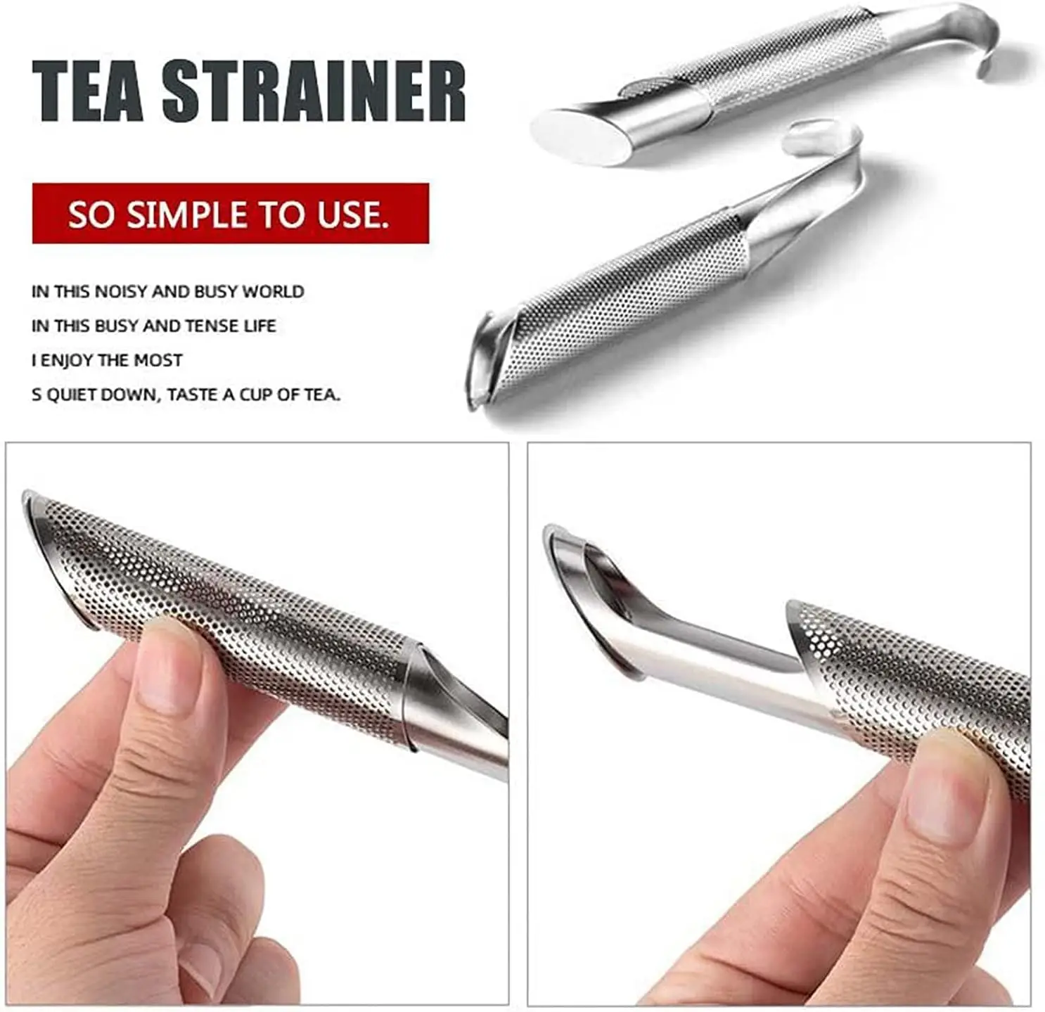 2 Teile/satz Edelstahl Tee Diffusor Siebe Lange griff Tee Filter für Lose Tee Kaffee Gewürze Gewürze Zubehör