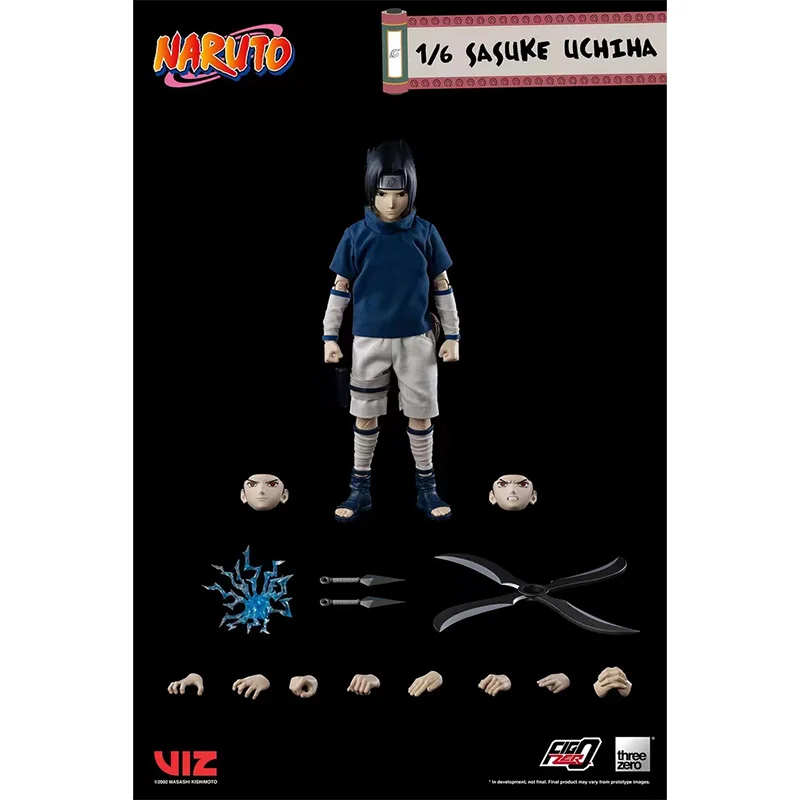 Original Threezero Naruto Sasuke Uchiha 1/6 In Stock Anime Action