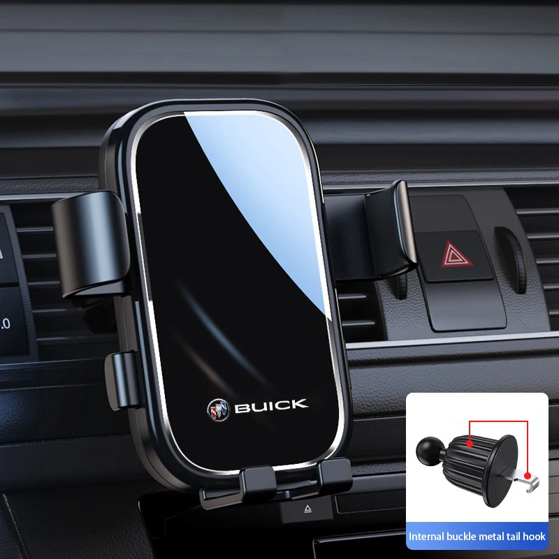 Car Phone Holder Air Vent Mobile GPS Stand Support for Buick Lacrosse Encore GL6 GL8 Regal Rendezvous Skylark Auto Accessories