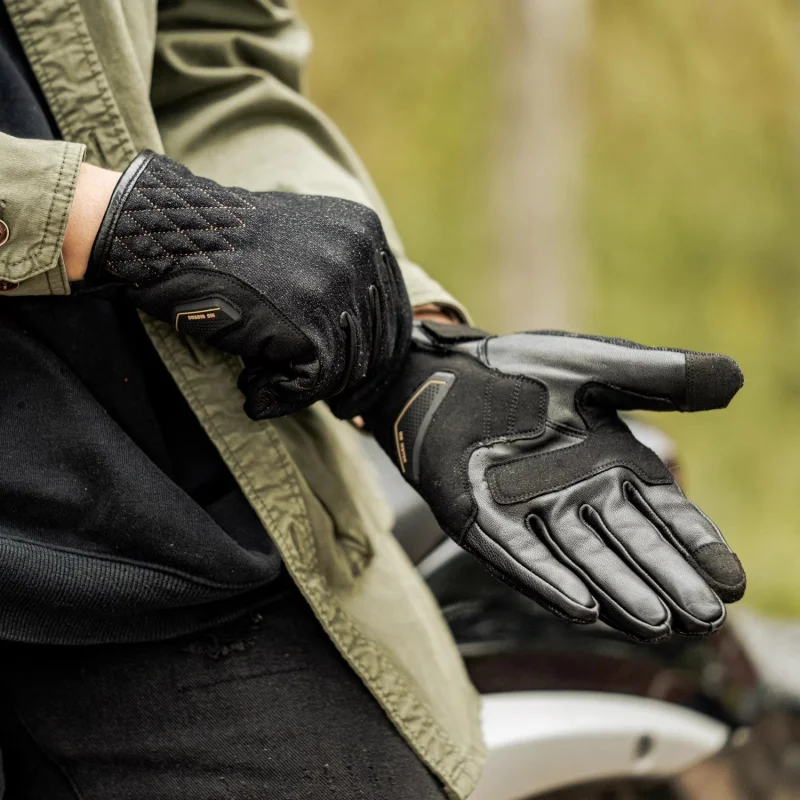 

Vintage Motorcycle Gloves Genuine Leather Windproof & Impact-Resistant Autumn Winter Unisex for Riders Breathable Durable Luvas