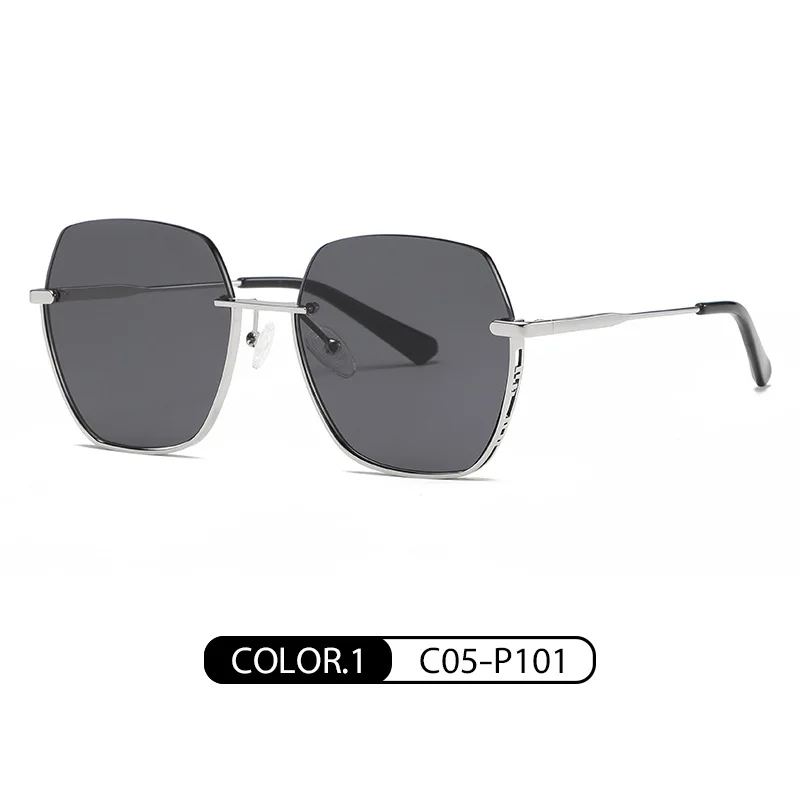 

Women Sunglasses UV400 Fashion Men Sun Glasses Metal Half Eyeglasses Frame Sunscreen Beach Bike Travel Anti Glare Shade Eyewear